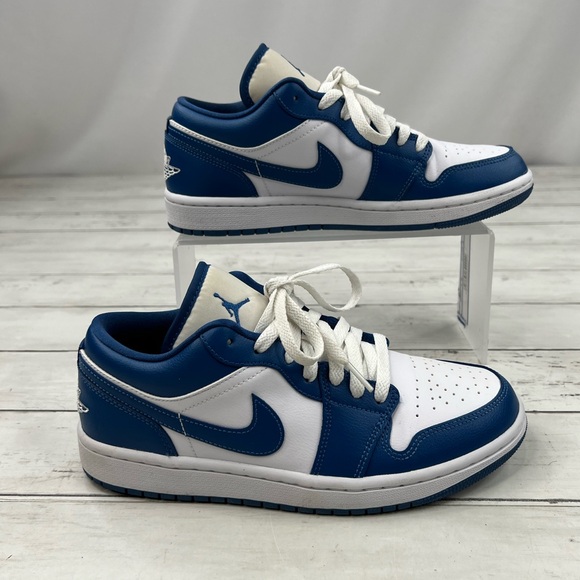 Jordan 1 Low Women’s Size 8.5 ‘Marina Blue’ Shoes [DC0774-114] - Picture 3 of 11